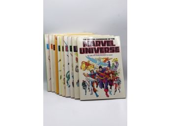 The Official Handbook Of The Marvel Universe Lot Of 10 Books
