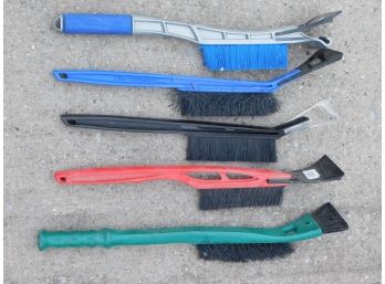 Ice Scrappers Snow Brush Tool Lot Of 6