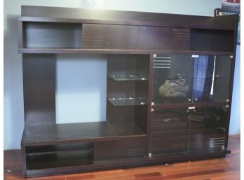 Entertainment Center TV Stand W/ Shelving & Cabinets