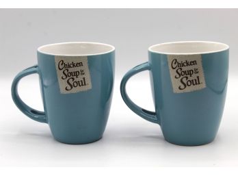 Ceramic Mugs W/ Quote Chicken Soup For The Soul