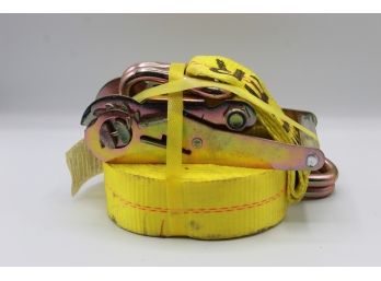 Ratchet Tie Down Heavy Duty Strap Rated For 10,000lbs