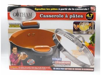 Gotham Steel 5QT Titanium & Ceramic Pasta Pot Non Stick