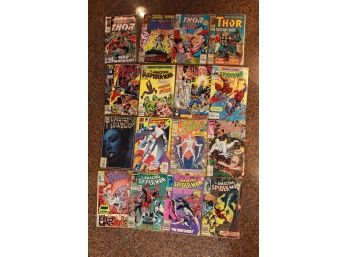 Marvel Comic Books Ghost Rider Spiderman Infinity War Silver Surfer Fantastic Four Thor Lot Of 60