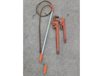 Ridgid Pipe Snake & Pipe Wrenches
