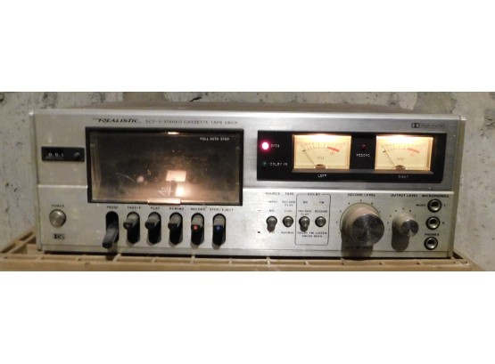 Realistic SCT-11 Stereo Cassette Deck Model 14-849