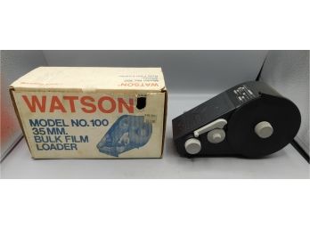 Vintage Watson 35mm Bulk Mechanical Film Loader With Box #100