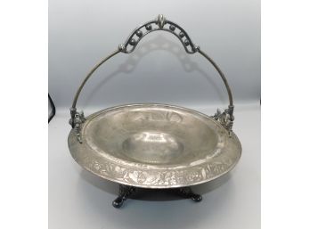 Silver Plated Serving Bowl With Handle - Adelphi Company