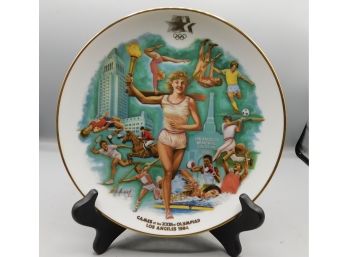 Escalara Productions Commemorative Plate - 1984 Los Angeles Olympics