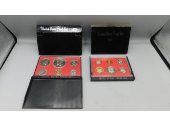 1973 / 1982 United States Proof Sets - 2 Total