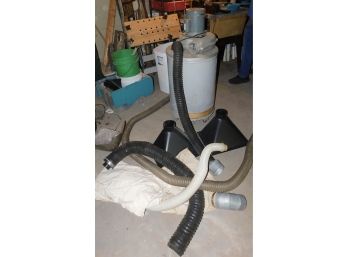 Dayton Industrial Dust Collector - Induction Motor Model 6K182D With Accessories