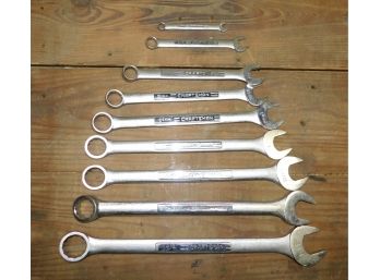 Craftsman Wrench Lot - 9 Piece Total