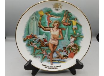 Escalera Productions 1984 Olympic Games Commemorative Plate