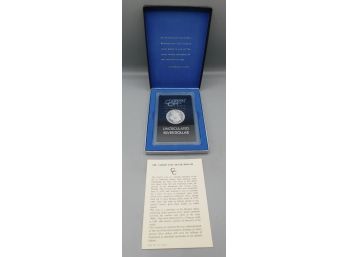 The Carson City Uncirculated Silver Dollar With Case And Box