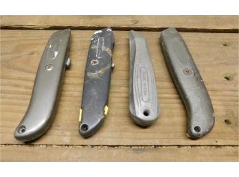 Retractable Utility Knife Lot - 4 Total