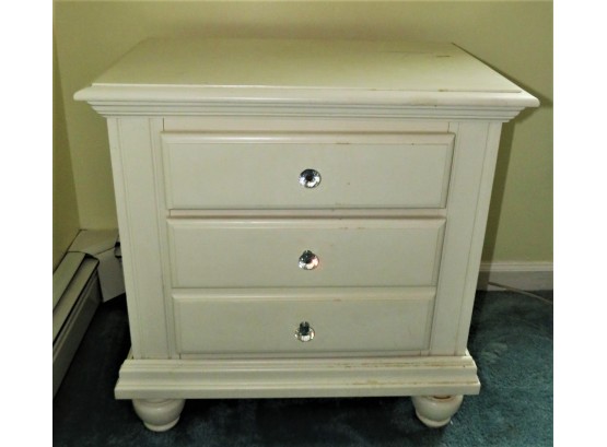 Florida Furniture Industries Night Table - 2-drawer White Wood