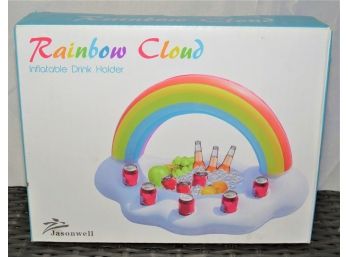 Jasonwell 'rainbow Cloud' Drink Holder Float - New In Box