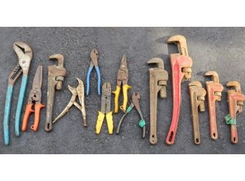 Wrenches/hand Tools - Assorted Lot Of 13