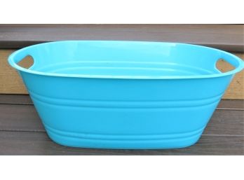 Oval Plastic Blue Bucket