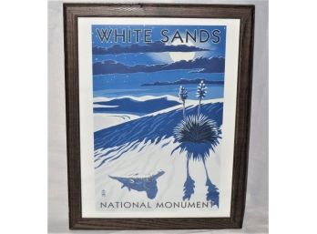 White Sands National Monument Framed Wall Decor