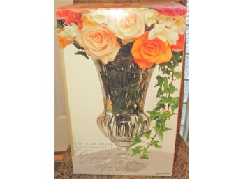 Godinger Silver Crystal Vase - New In Box