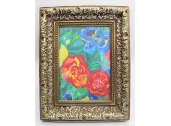 Colorful Floral Framed Print