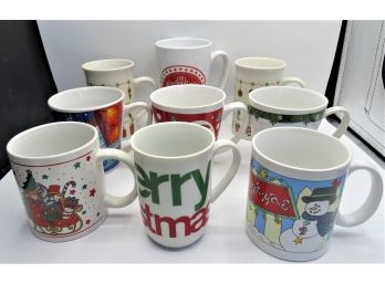 Holiday Mugs - Assorted Set Of 9