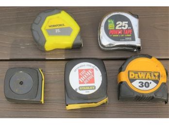 Tape Measures - Assorted Set Of 5