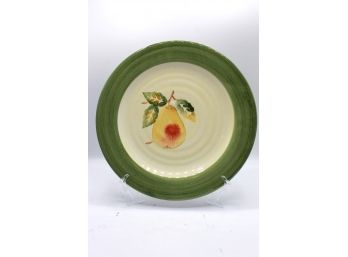 Culinary Arts Studio Collection Pear Plates Lot Of 2