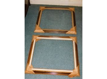A Pair Of Wooden Frames