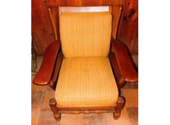 Mid-Century Solid Wood Arm Chair - Made By Sprague & Carleton Inc - New Hampshire