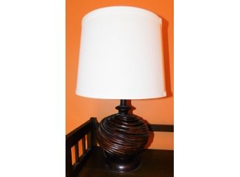 Mid-Century Wooden Table Lamp - Tested