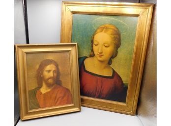 Raffaello - Madonna Of Goldfinch Framed Artwork Lot Of 2