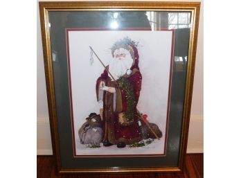 Margaretville Art & Frame Framed Santa Artwork