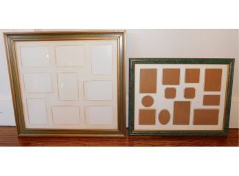 Photo Collage Wood Picture Frames Lot Of 2