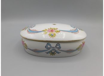Porcelain Painted Trinket Dish