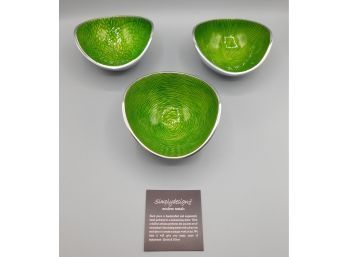 SimplyDesignz 5' Organic Collection Nut Bowls - Set Of Three