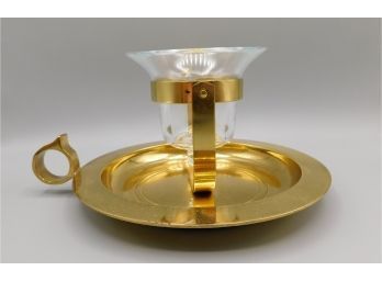 Partylite Coated Ship's Bell Candle Holder