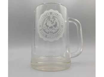 Vintage Villanova University Glass Beer Mug