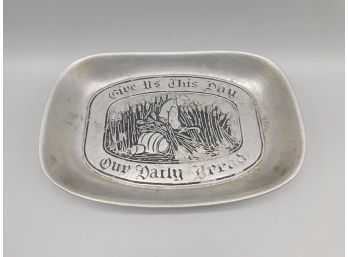 Wilton Columbia Religious Plate 'Give Us Our Daily Bread'