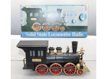 Vintage Solid State Battery Operated Locomotive Radio - Box Included