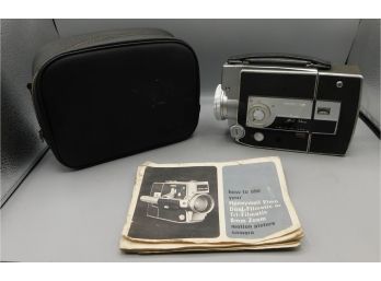 Honeywell Elmo Super 8 Dual Filmatic Camera With Elmo Zoom 36mm Lens - Manual And Camera Case Included