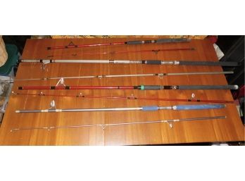 Assorted Lot Of Saltwater Surf Casters -  Lot Of Four