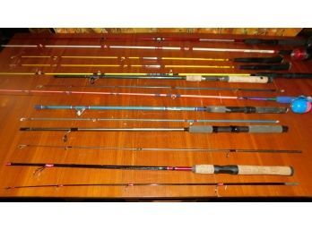 Assorted Lot Of Small Casting Rods