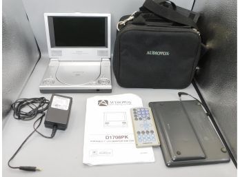 Audiovox Electronics Portable 7 INCH LCD Monitor/DVD Player With Accessories And Case Included