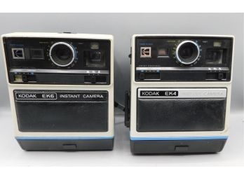 Kodak EK4/EK6 Instant Cameras - 2 Total