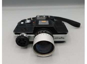 Vintiage Minolta 110 Zoom SLR 25-50mm Focus Rokkar Macro Lens Film Camera