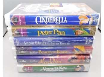 Assorted Lot Of Sealed VHS Tapes-lot Of Six Total
