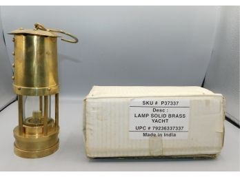 Nautical Solid Brass Yacht Lantern With Box - Made In India