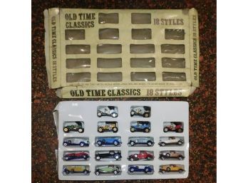 McMrory Old Time Classics Die Cast Metal Scale Model Car Set - 18 Styles With Box