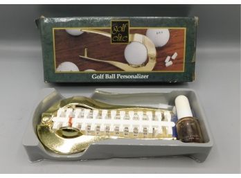 NEW Gold Elite Gold Ball Personalizer With Box